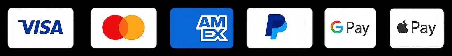 Accepted payment methods